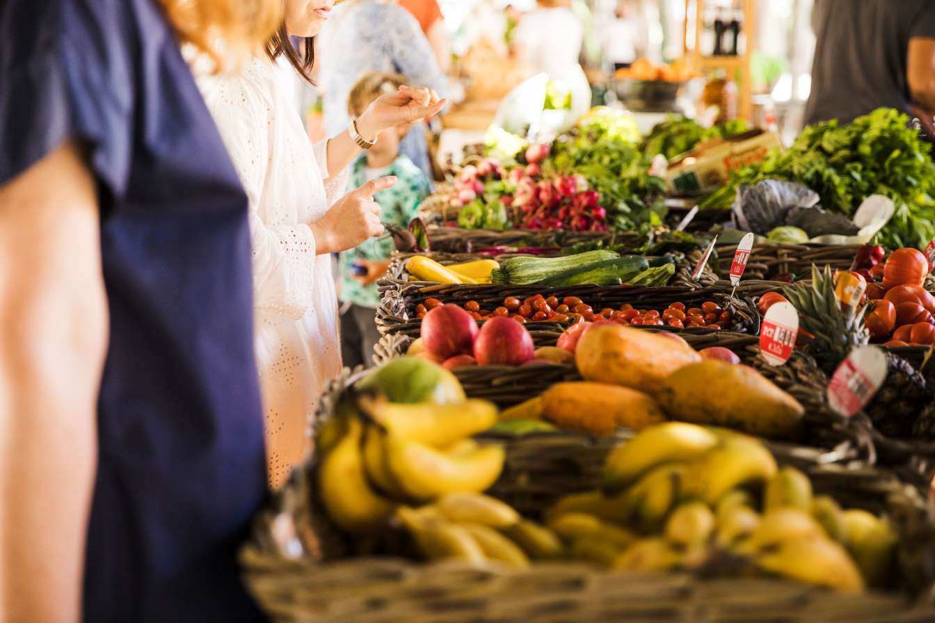 marche de producteurs locaux dans le sud ouest